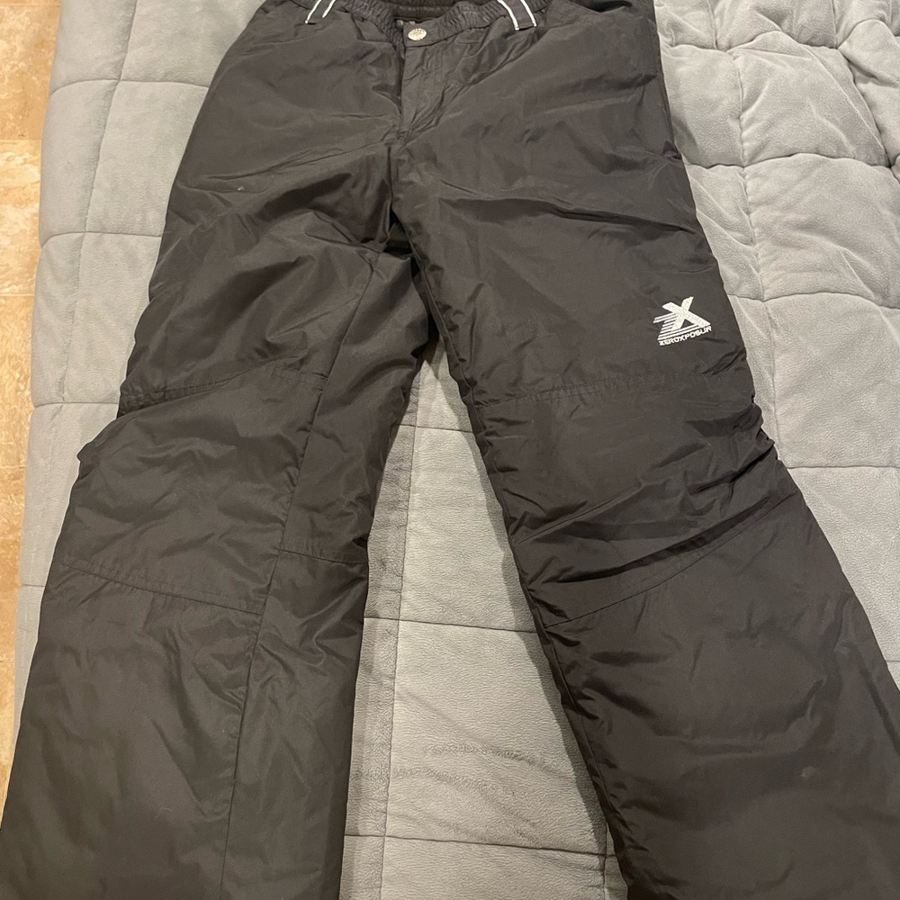 ZeroXposur Black Kids Insulated Snow Joggers